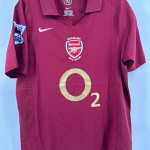 Nike Arsenal Henry #14 Jersey 2005/2006 Highbury Home Premier League size Small